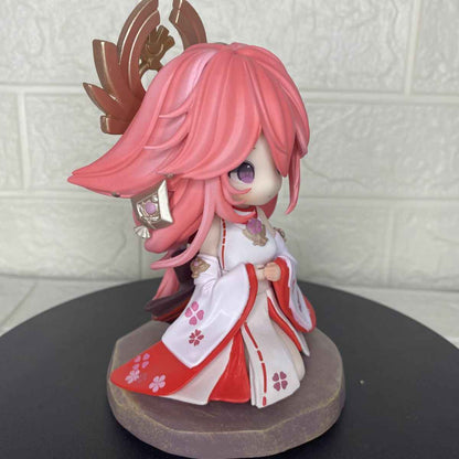 Q Ver. Yae Miko Figure - Genshin Impact PVC Collectible