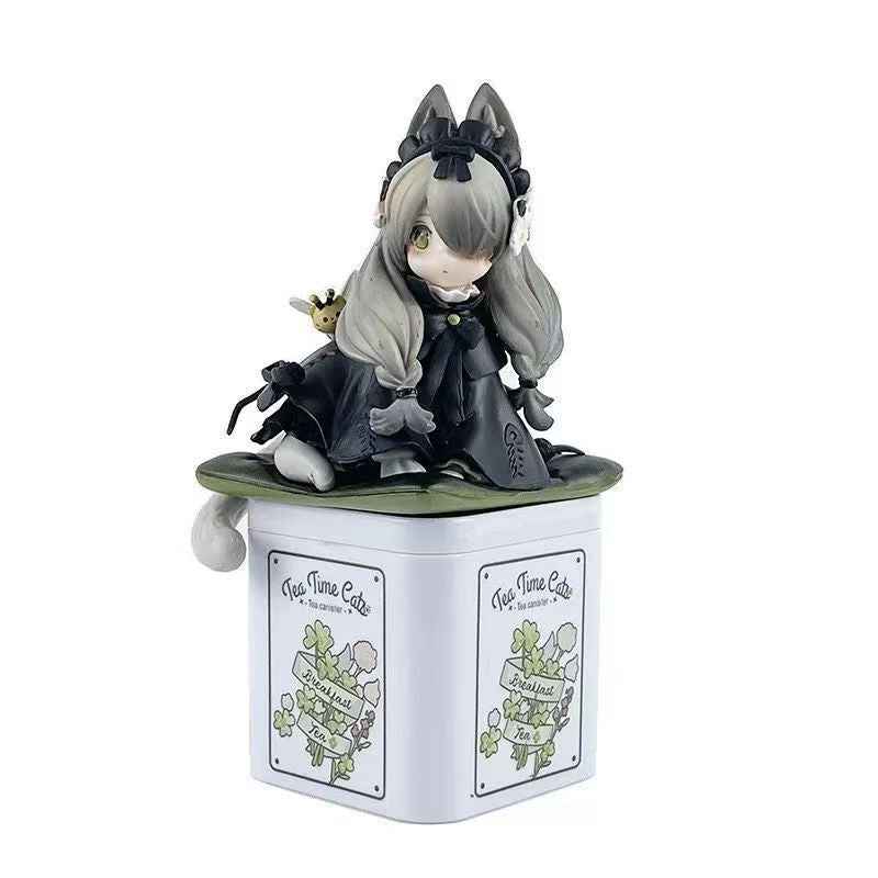 RIBOSESTAR Onmyoji Cat Figure | Adorable Kitten/Tanuki Anime Statue for Collectors