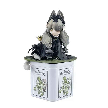 RIBOSESTAR Onmyoji Cat Figure | Adorable Kitten/Tanuki Anime Statue for Collectors