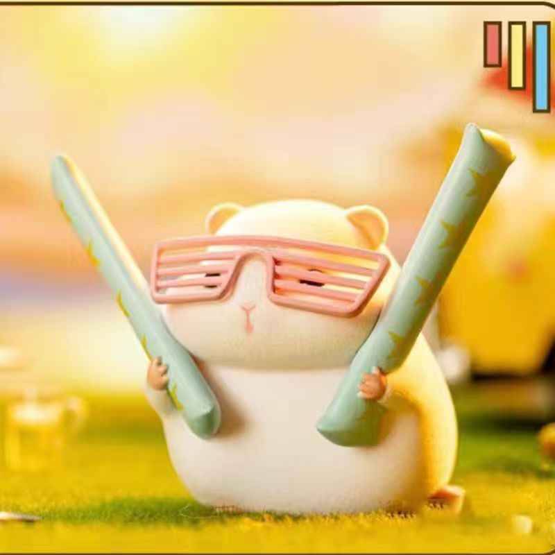 Hamster Clark Blind Box - Plush Figure with 8 Unique Styles | Perfect Gift Idea