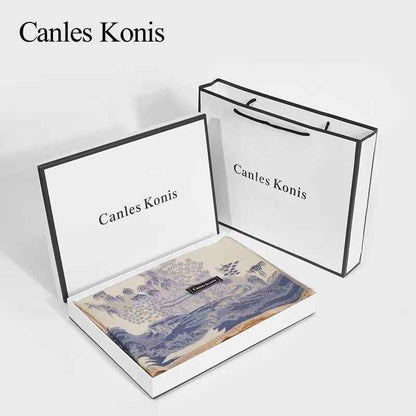 2025 Winter Scarf Gift Set with Soft Cashmere in Luxury Box