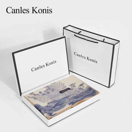 2025 Winter Scarf Gift Set with Soft Cashmere in Luxury Box