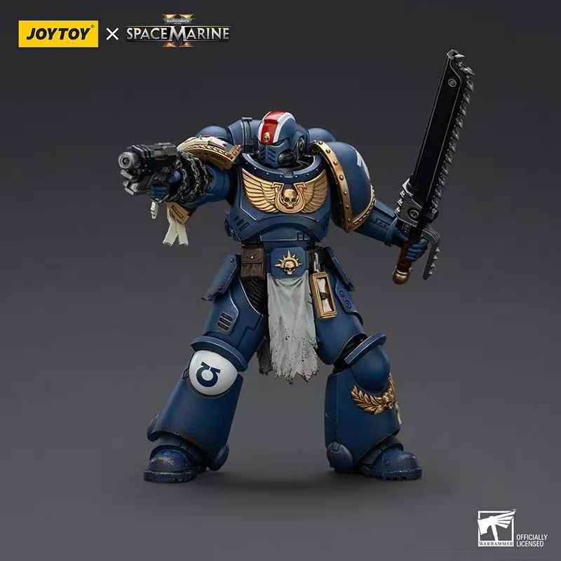 JOYTOY Ultramarines Intercessor Action Figure | 12cm Warhammer 40K Collectible