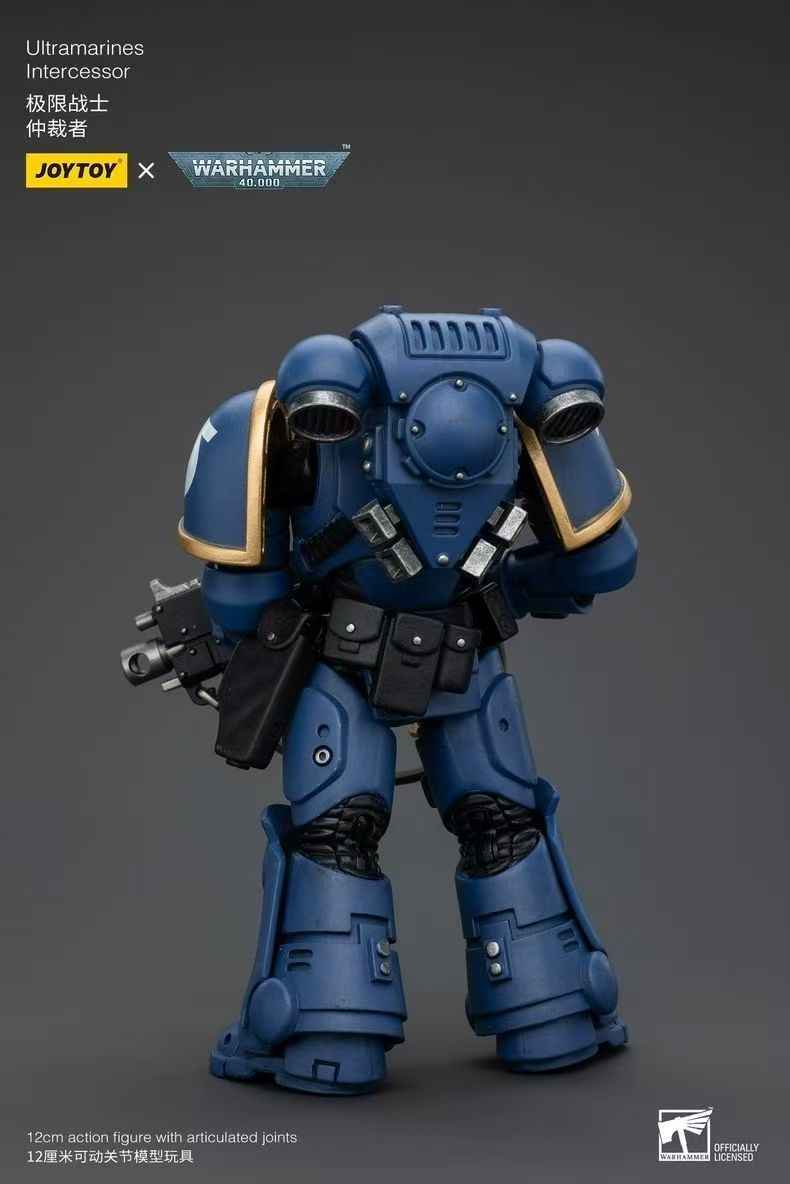 JOYTOY Ultramarines Intercessor Action Figure | 12cm Warhammer 40K Collectible