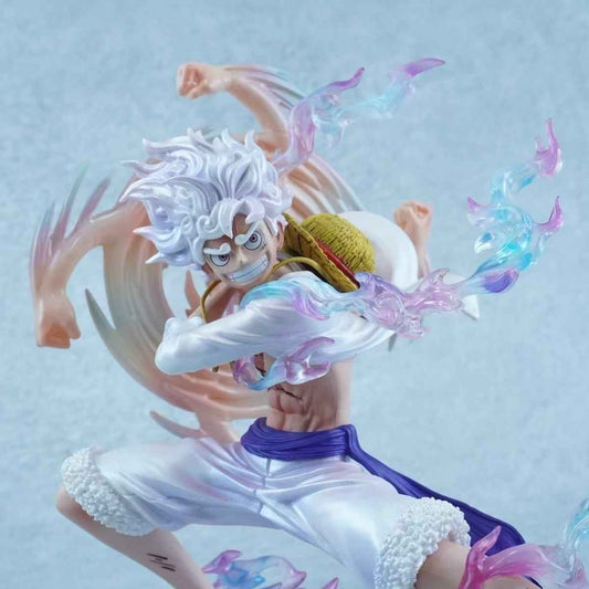 One Piece Luffy Gear 5 Figure - Swing into Adventure with This Captivating Collectible