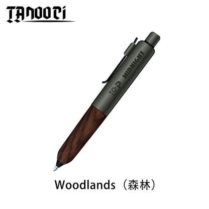TANOOCI TOP Midnight Series Pen | Wood Grip & 0.5mm