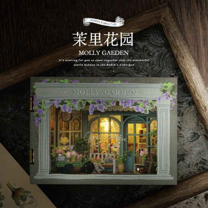 DIY Fantasy Cube House Kit | Wooden Miniature w/Tools