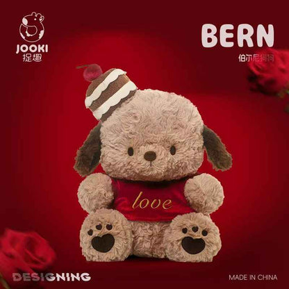 Jooki Qixi Bern Dog Plush | Huggable Pillow w/Accessories