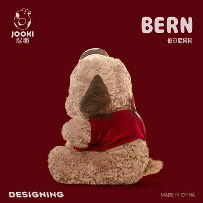 Jooki Qixi Bern Dog Plush | Huggable Pillow w/Accessories