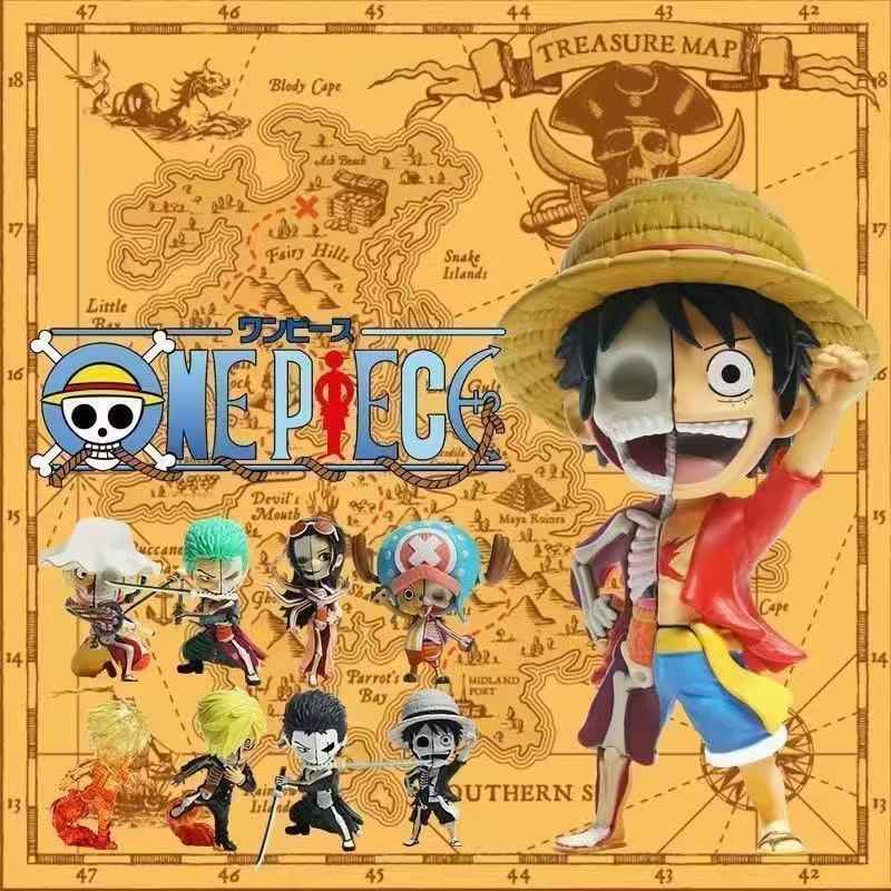 MightyJaxx One Piece Blind Box | Luffy Zoro Skeleton Ver.
