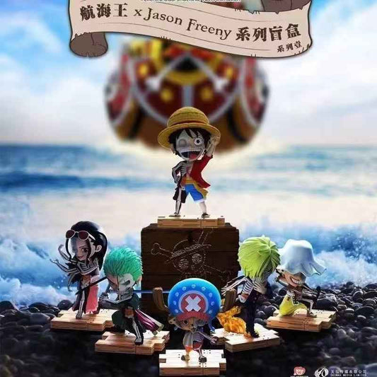 MightyJaxx One Piece Blind Box | Luffy Zoro Skeleton Ver.