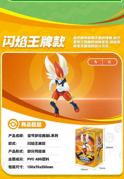 BluKu Cinderace Figure L | Buildable & Displayable