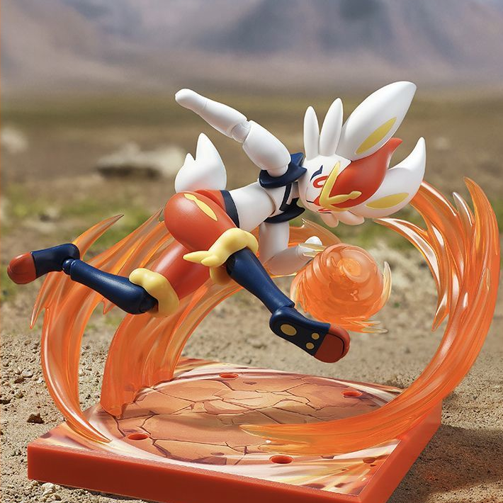 BluKu Cinderace Figure L | Buildable & Displayable