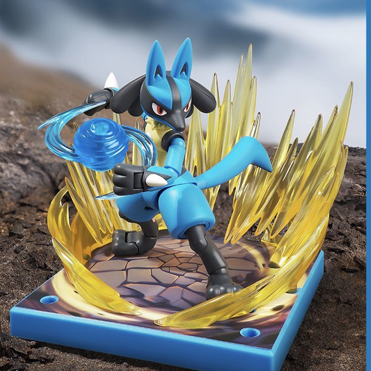BluKu Lucario L | Build & Battle with 32+ Joints + Effects
