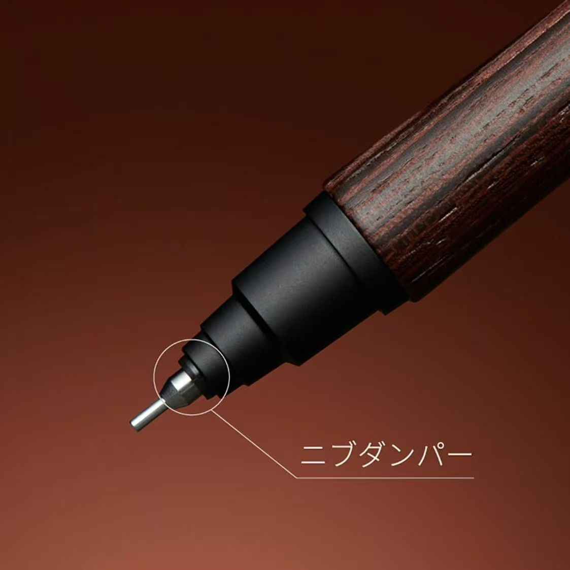 UNI KURU TOGA M5-KW | Wood Grip & Metal Auto Pencil