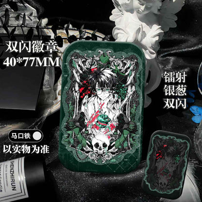 Harry Potter Snape/Malfoy Duo Enamel Pin | Glittery Hogwarts Legacy Lapel Pin Gift!