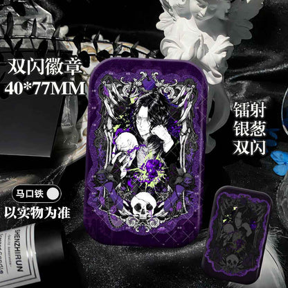 Harry Potter Snape/Malfoy Duo Enamel Pin | Glittery Hogwarts Legacy Lapel Pin Gift!