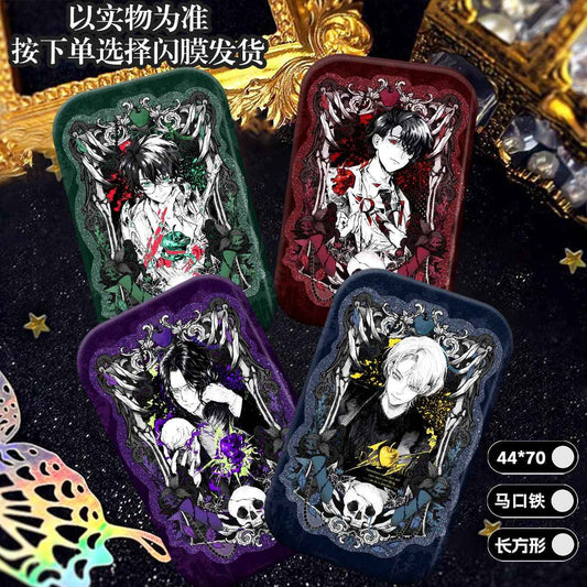 Harry Potter Snape/Malfoy Duo Enamel Pin | Glittery Hogwarts Legacy Lapel Pin Gift!