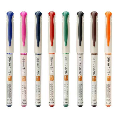 Pilot Calligraphy Pen SVFM-20EF | Straight-Liquid Ink, 8 Colors, Ultra-Fine Nib