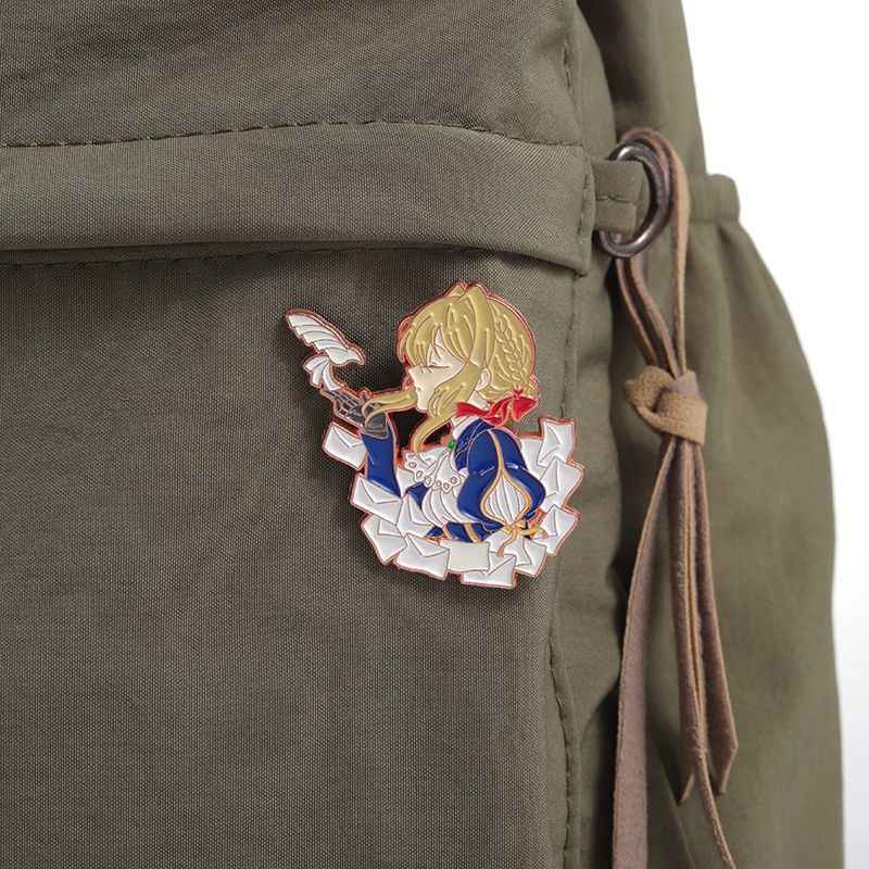 Violet Evergarden Enamel Pin | Metal Pin for Backpacks & Bags