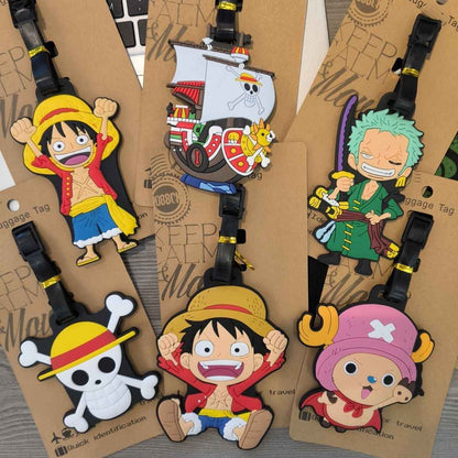 One Piece Luggage Tag | Luffy/Zoro/Chopper Cute Travel Gift