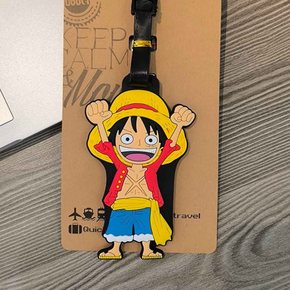 One Piece Luggage Tag | Luffy/Zoro/Chopper Cute Travel Gift