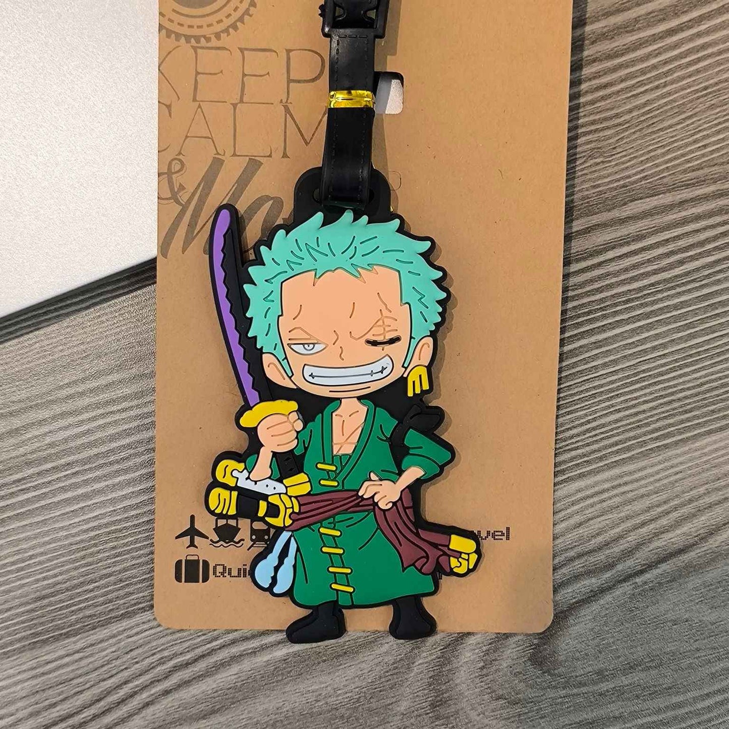One Piece Luggage Tag | Luffy/Zoro/Chopper Cute Travel Gift