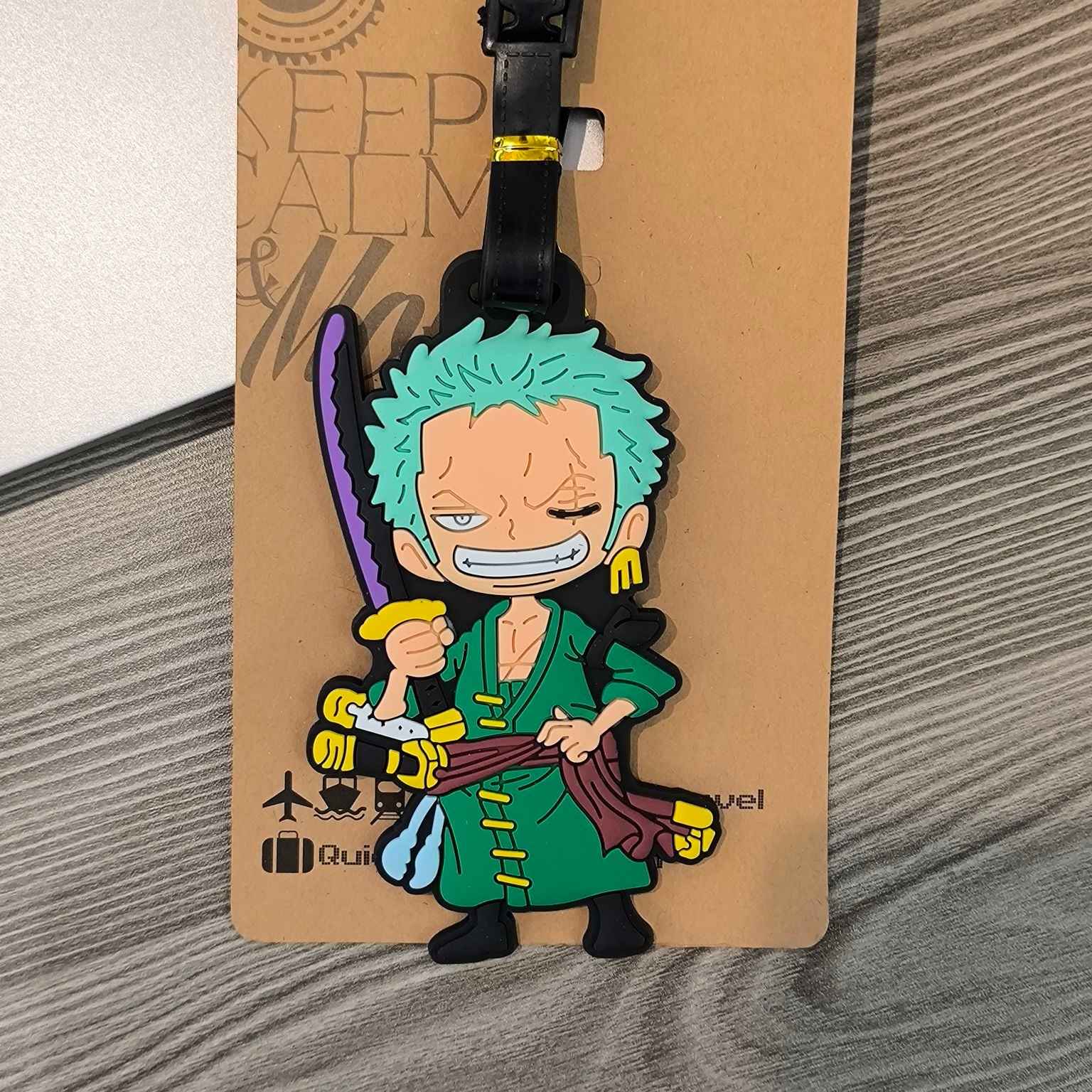 One Piece Luggage Tag | Luffy/Zoro/Chopper Cute Travel Gift