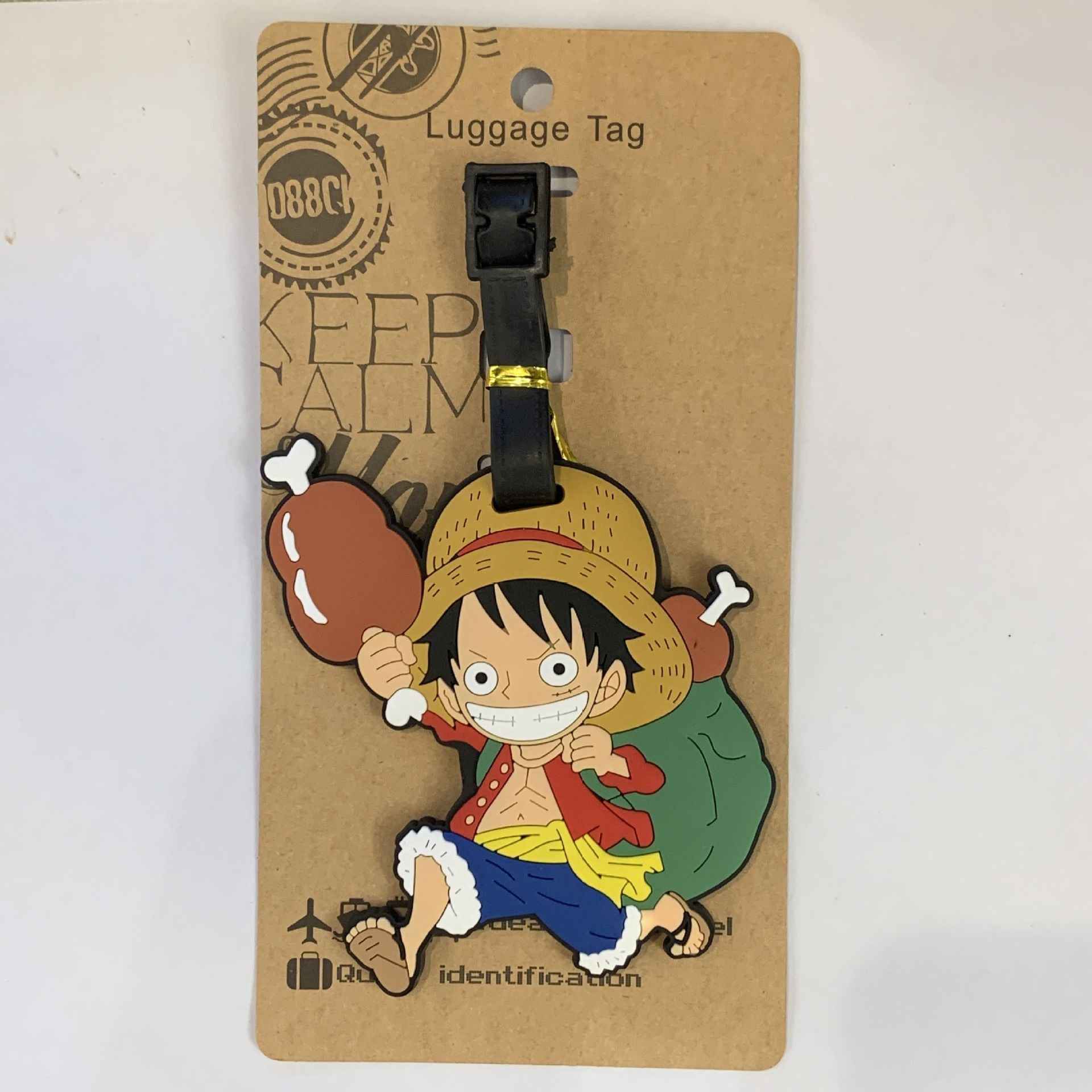 One Piece Luggage Tag | Luffy/Zoro/Chopper Cute Travel Gift