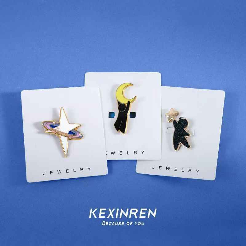 Pick Stars & Hang Moon Pin | Unique Couple Gift for Festive Season