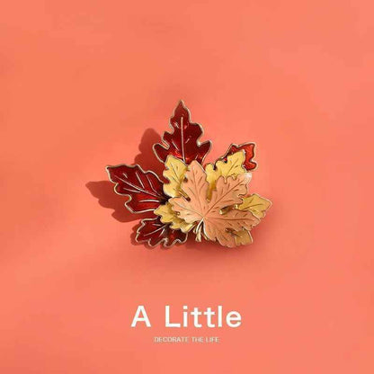 A Little Leaf Brooch | Retro-Fresh Fall Accessory