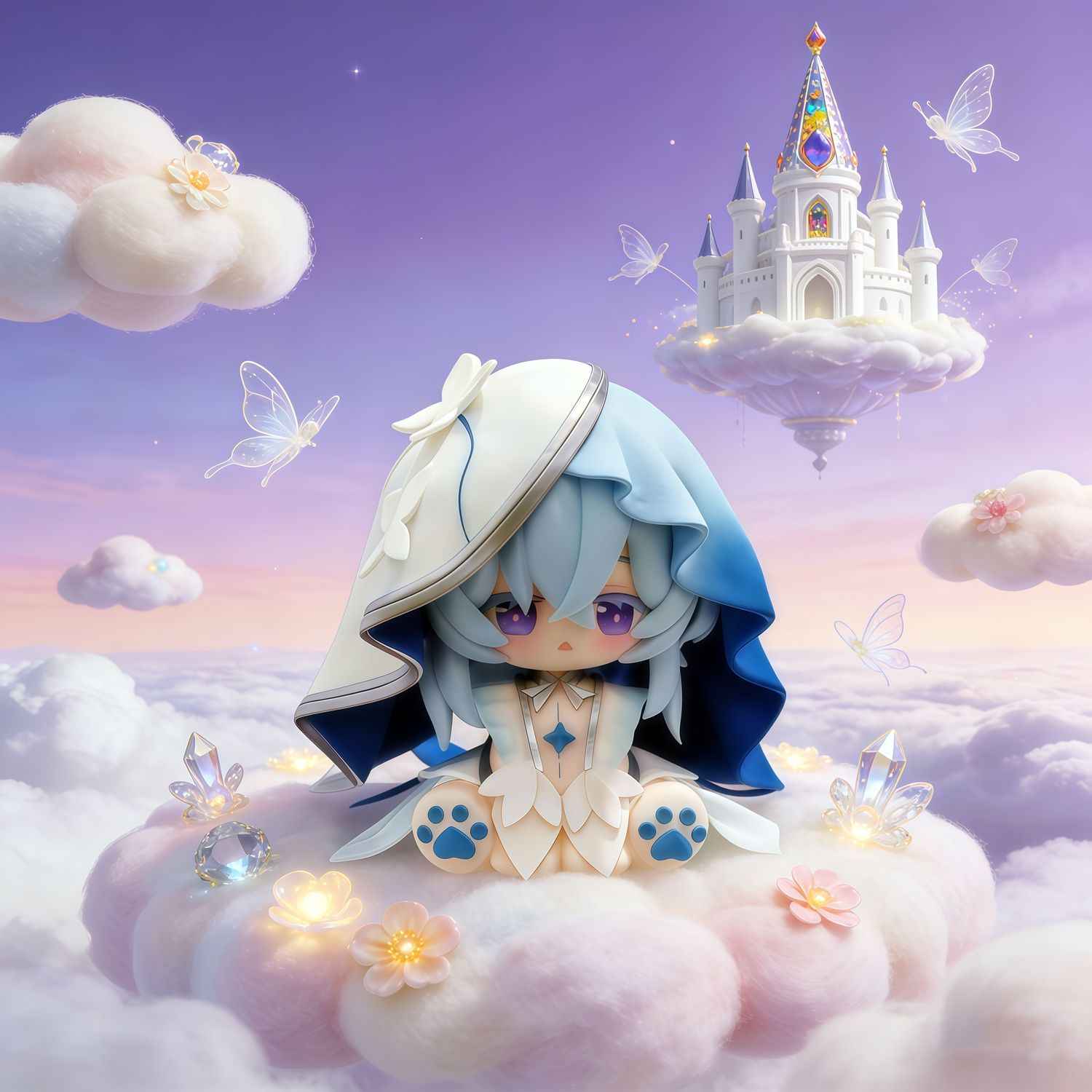 Wuthering Waves Guarder Figurine – Cute Desk Decor