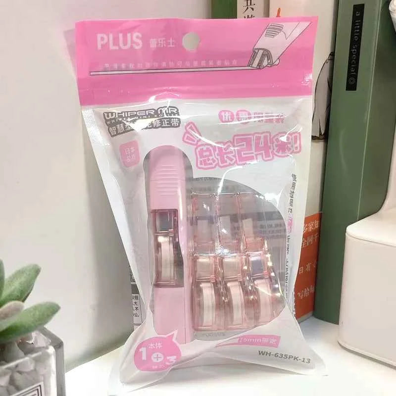 PLUS Transparent Correction Tape Limited Edition Set