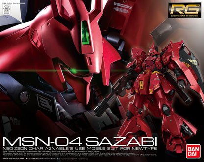 BANDAI RG 1/144 逆襲のシャア Sazabi