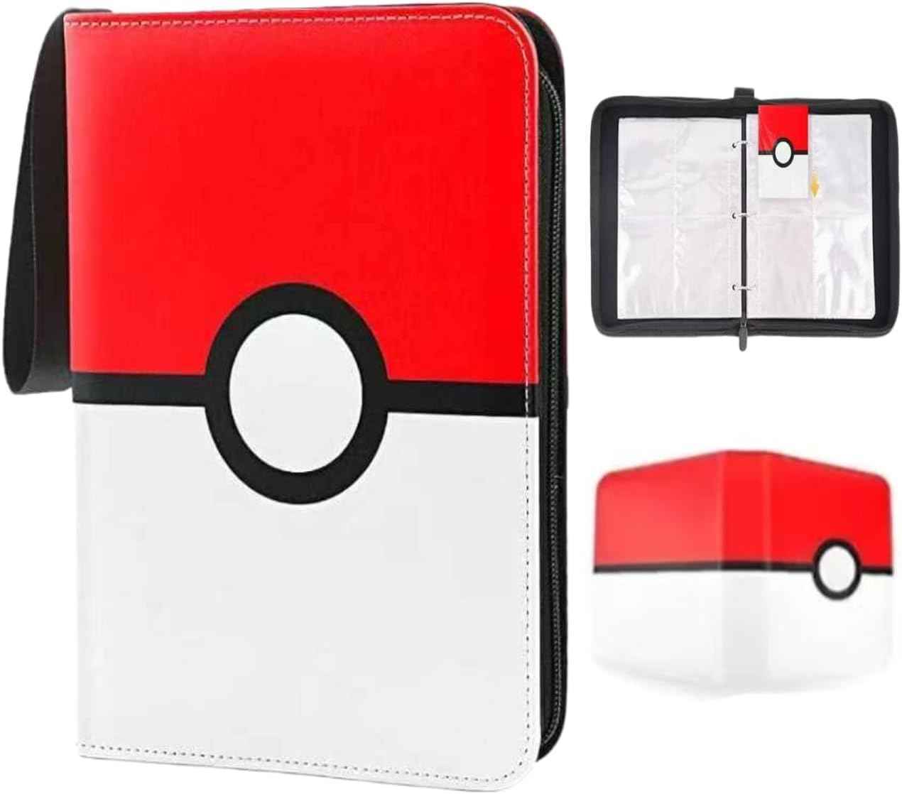 4-Pocket Trading Card Binder Album Holds 400 Cards