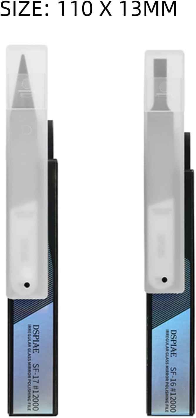 DSPIAE SF-16 #12000 Irregular Glass Mirror Polishing File - TTpen