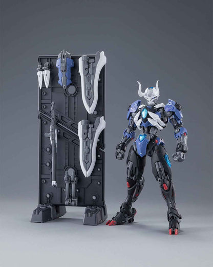 Plastic Model Action Figures Kits, Flame Soul Emperor of Flame, 8.66in Mecha Model, 1:100 Collectible Easy to Assem