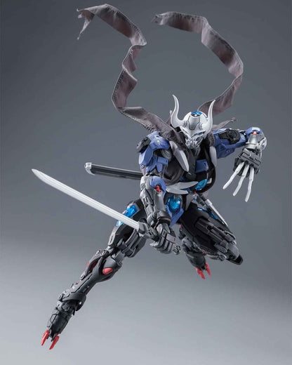 Plastic Model Action Figures Kits, Flame Soul Emperor of Flame, 8.66in Mecha Model, 1:100 Collectible Easy to Assem