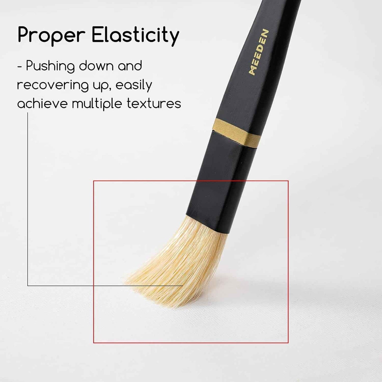 MEEDEN Oil Paint Brush Set 10 Pieces