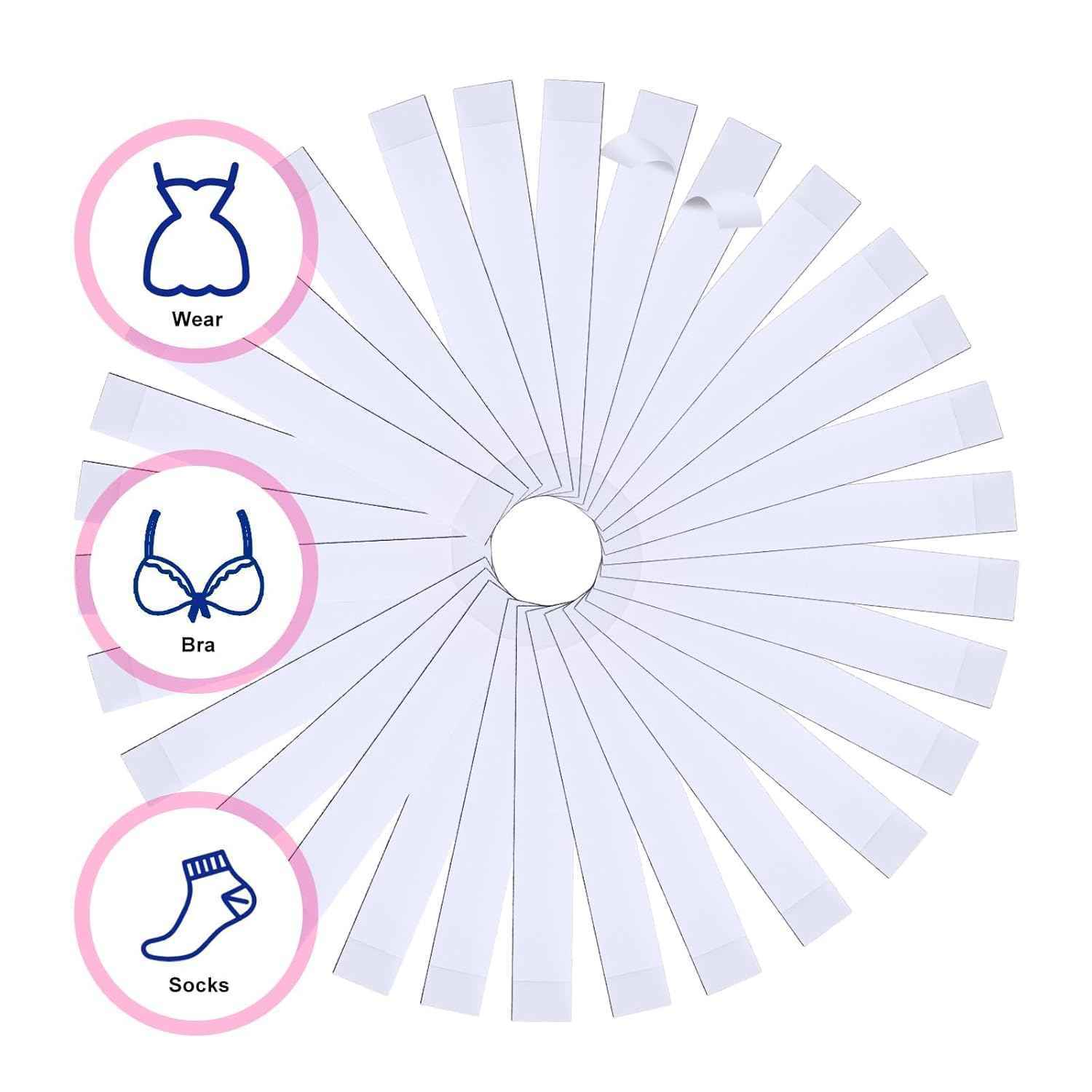 144-Strips Double-Sided Tape for Fashion, Clothes, Body 2 Sizes