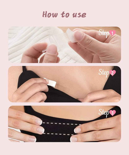 144-Strips Double-Sided Tape for Fashion, Clothes, Body 2 Sizes