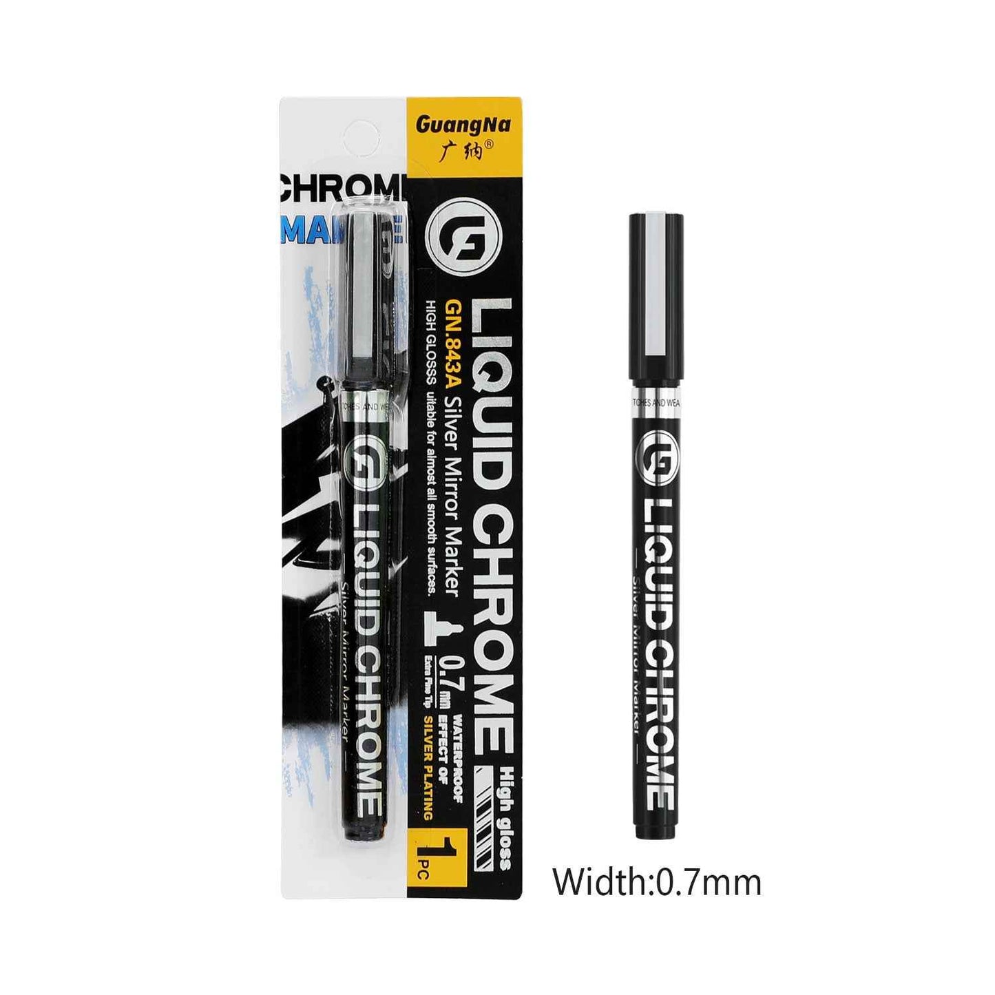 Guangna Liquid Chrome Mirror Marker - Silver - TTpen