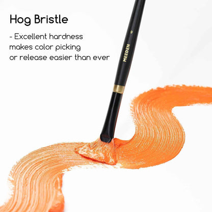 MEEDEN Oil Paint Brush Set 10 Pieces