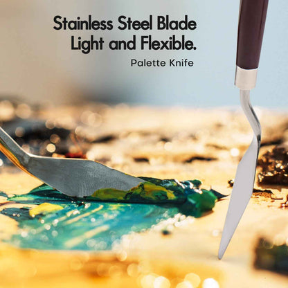 25pcs Professional Artist Acrylic Paint Brush Set