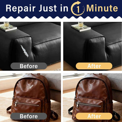 Leather Repair Patch for Furniture - Self Adhesive 3x60 Inch,2 Rolls