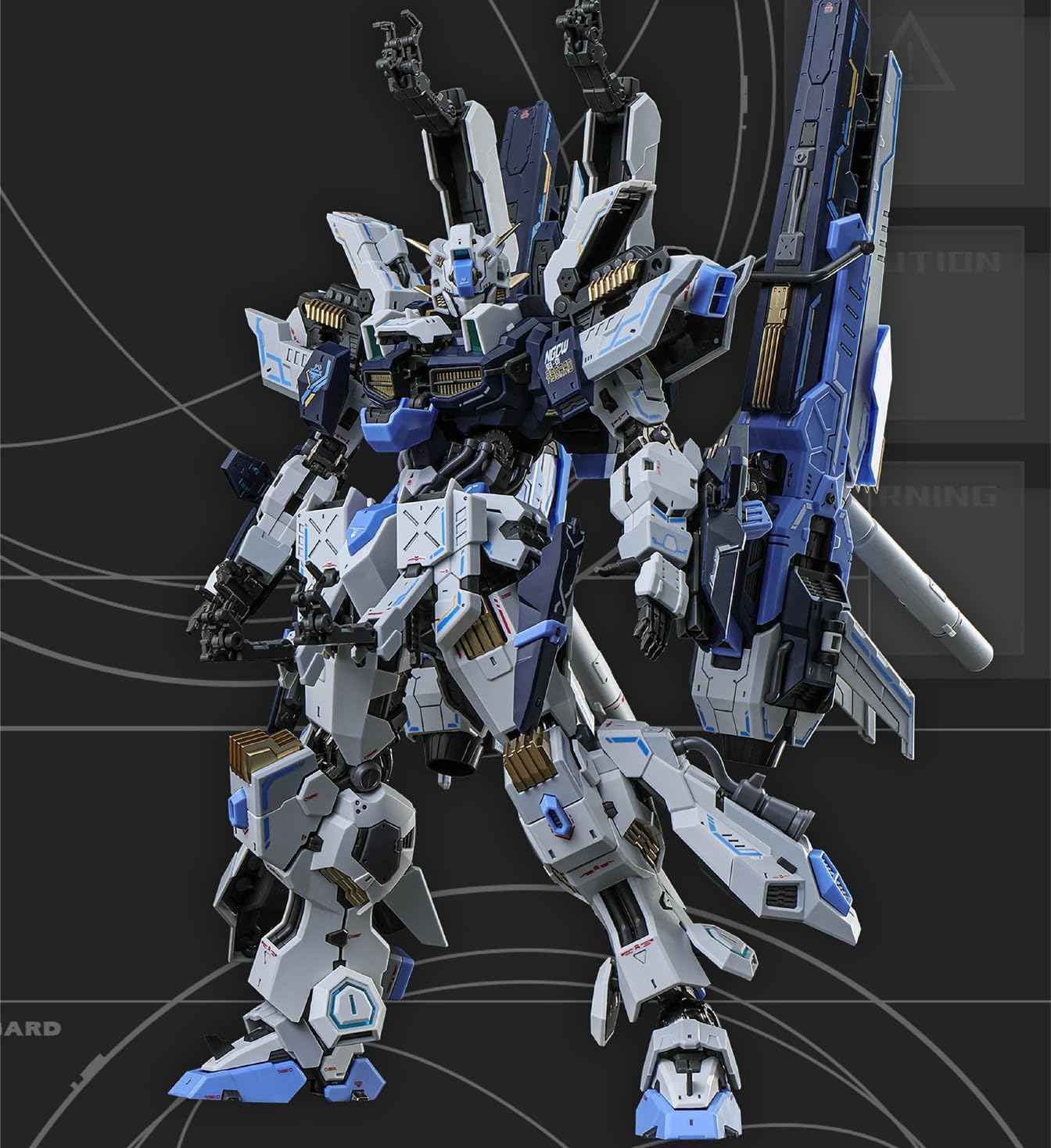 Funtasy Planet Action Figures 1/100 Scale Model Kits for Adults, Idas Technology Asgard & Support Machine Ragnarok, Mecha Model Kit Articula