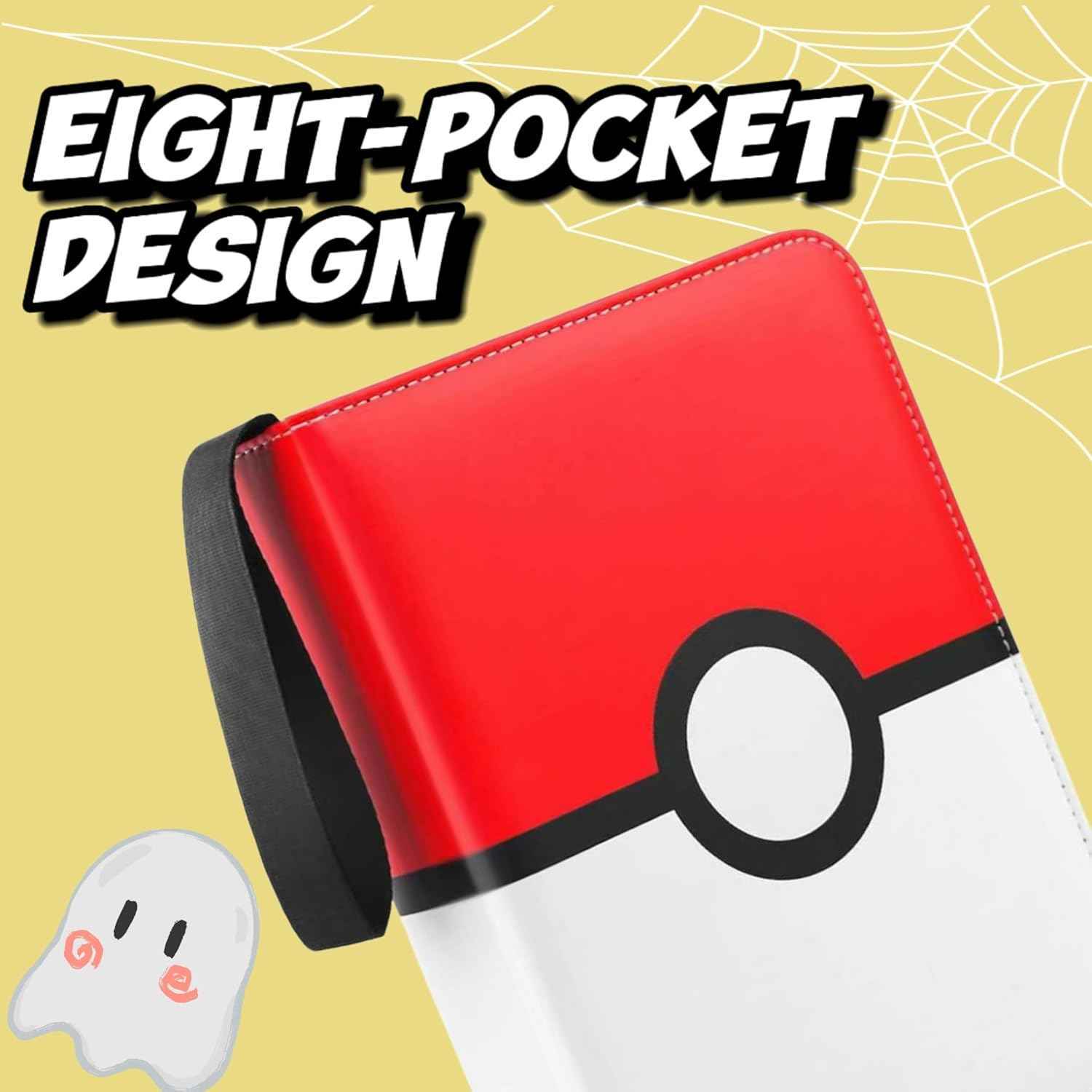 9-Pocket Trading Card Binder Album Holds 900 Cards