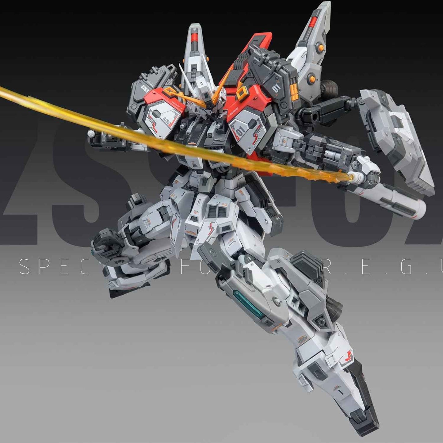 ZZA1/100 Plastic Mecha Action Figures Kits, Regus, 8.66 in High, Easy to Assembly Mecha Model