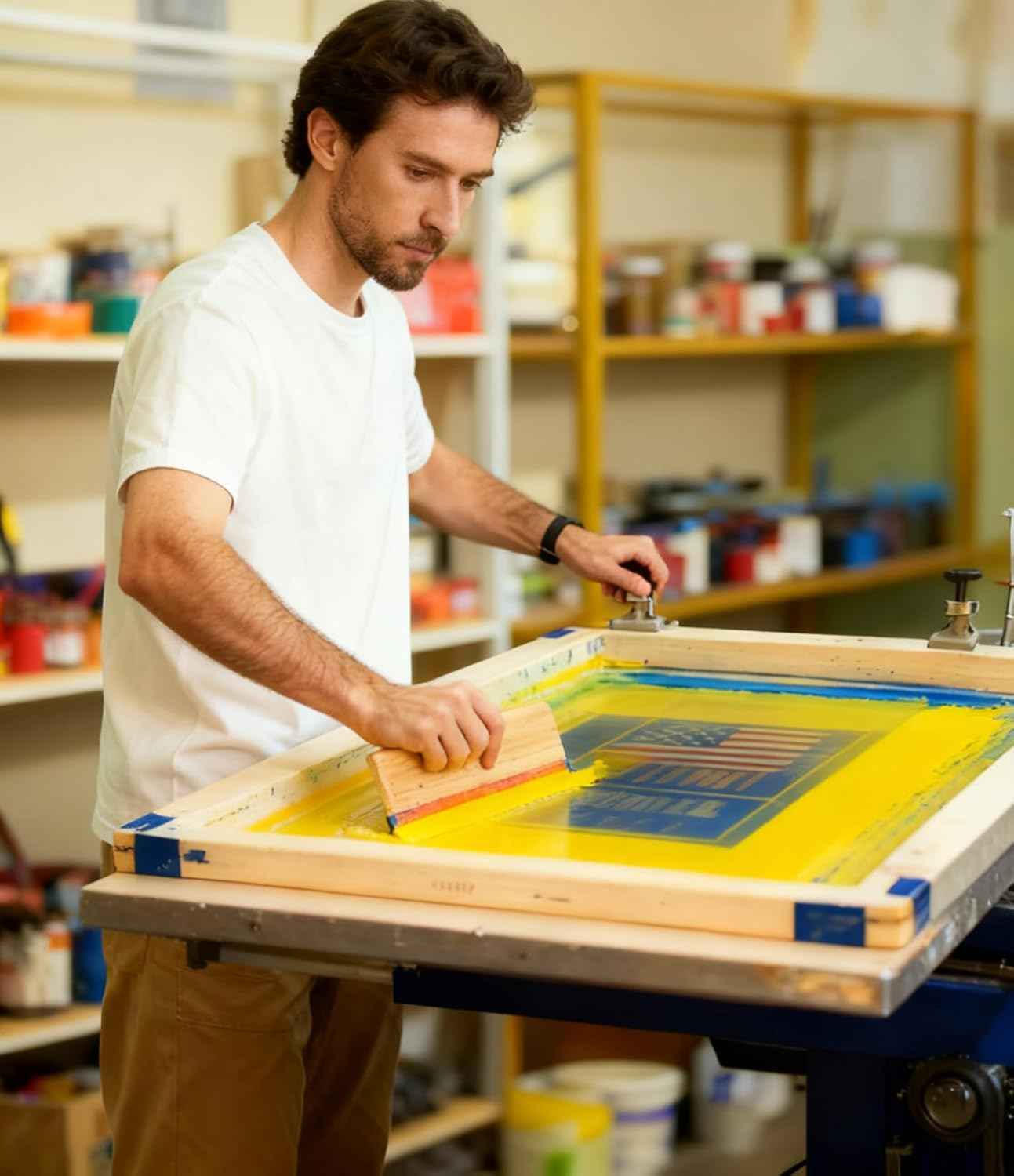 3 Pieces Screen Printing Squeegees - 3 Sizes (5.9/9.4/13.7 Inch)