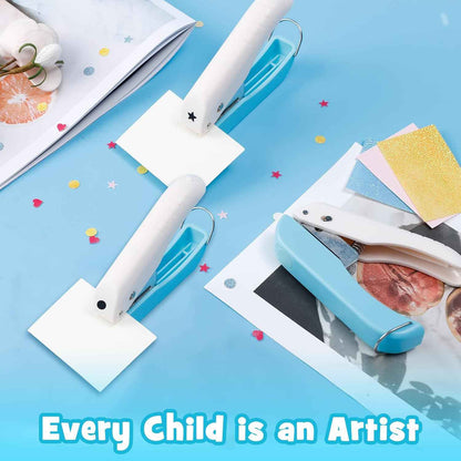 3 Pack Paper Craft Hole Punch Shapes,1/4 Inch